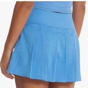 Vuori Halo Performance Blue Mini Skirt with Pleats